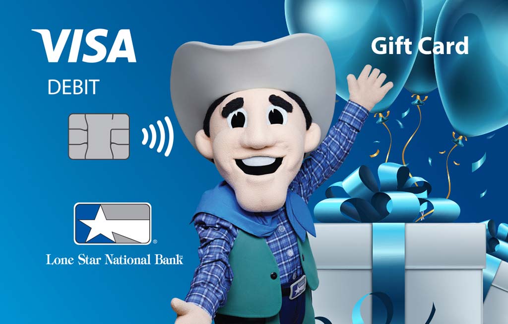 Lone Star National Bank Visa Gift Card